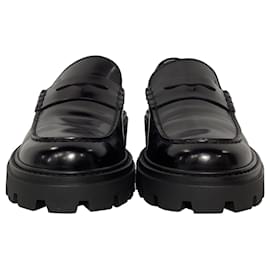 Tod's-Tod’s Loafers in Black Leather-Black