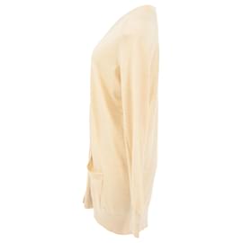 Hermès- Hermès Buttoned Cardigan in Cream Wool-White,Cream