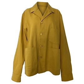 Acne Studios Media Work Jacket in Yellow Cotton Yellow