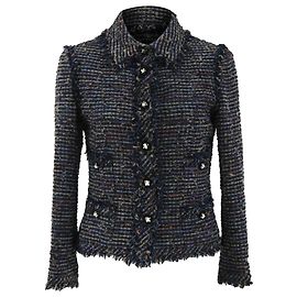 Chanel Star Buttoned Jacket in Multicolor Tweed Multiple colors