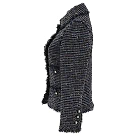 Chanel-Chanel Star Buttoned Jacket in Multicolor Tweed-Multiple colors