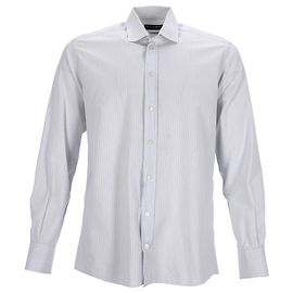 Gestreiftes Hemd von Dolce & Gabbana aus hellblauer Baumwolle Blau Hellblau