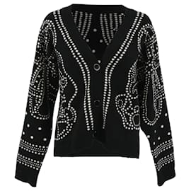 Hermès-Hermès Brides De Gala Cardigan in Black Cashmere-Black