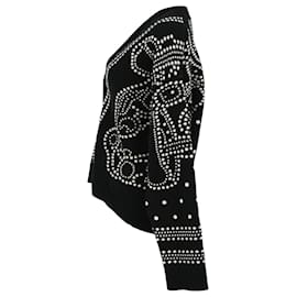 Hermès-Hermès Brides De Gala Cardigan in Black Cashmere-Black