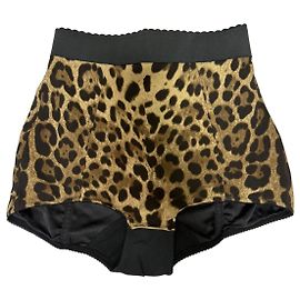 Dolce & Gabbana Silk Shorts Dark Brown Dark brown
