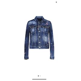 Dsquared2 Blue Denim Jacket Blue