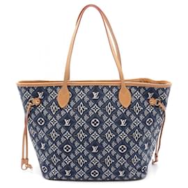 Louis Vuitton-Louis Vuitton Neverfull MM Monogram Jacquard Tote Bag M57484-Blue