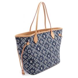 Louis Vuitton-Louis Vuitton Neverfull MM Monogram Jacquard Tote Bag M57484-Blue