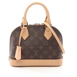 Louis Vuitton-Louis Vuitton Alma BB Monogram Handbag M46990-Brown