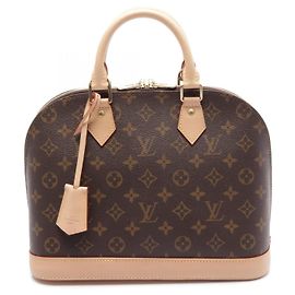 Louis Vuitton Alma Monogram Handbag M53151 Brown