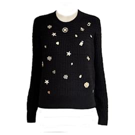 Chanel-Chanel New Margot Robbie Style Lucky Charms Jumper 38 FR-Black