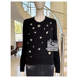 Chanel-Chanel New Margot Robbie Style Lucky Charms Jumper 38 FR-Black
