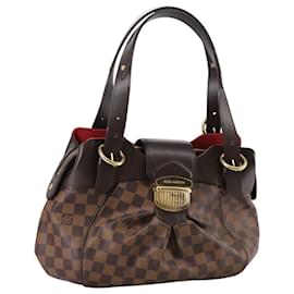 Louis Vuitton-LOUIS VUITTON Damier Ebene Sistina PM Tote Bag N41524 LV Auth PP111-Other