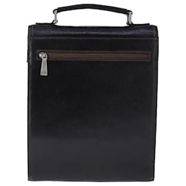 Balenciaga-BALENCIAGA Hand Bag Leather 2way Brown Silver Auth bs21157-Brown,Silvery