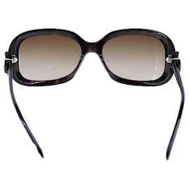 Chanel-CHANEL Sunglasses plastic Black CC Auth bs21110-Black