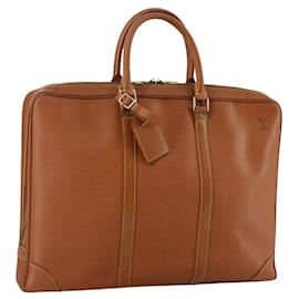 Louis Vuitton-LOUIS VUITTON Epi Porte Documents Voyage Business Bag Brown M54478 Auth 107332-Brown