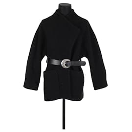 Bash Wool coat Black