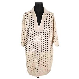Max Mara Suéter de algodón beige Beige
