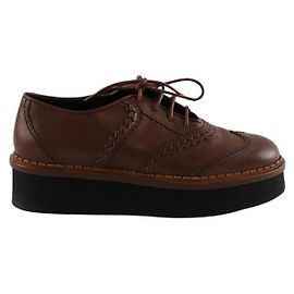 Tod's Scarpe in pelle con lacci Marrone