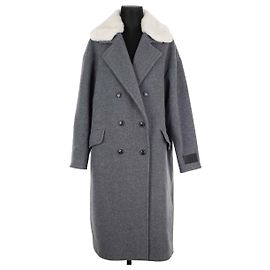 Tommy Hilfiger Gray wool coat Grey