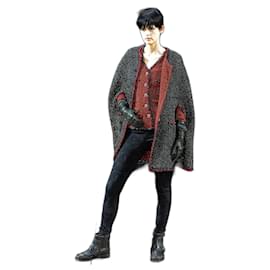 Chanel-Legendary Jewel Buttons Black Tweed Jacket-Black