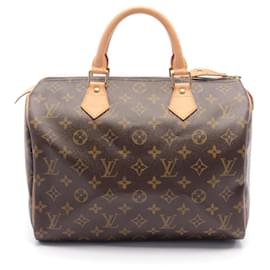Louis Vuitton-Louis Vuitton Speedy 30 Handbag-Brown