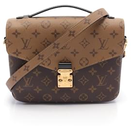 Louis Vuitton-Louis Vuitton Metis MM Pochette Handbag-Brown,Black