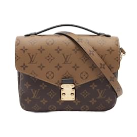 Louis Vuitton-Louis Vuitton Metis MM Pochette Handbag-Brown,Black