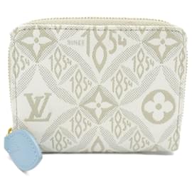 Louis Vuitton-Louis Vuitton Zippy Coin Purse Wallet-White