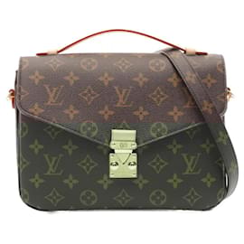 Louis Vuitton-Louis Vuitton Metis MM Pochette Handbag-Brown