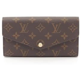 Louis Vuitton-Louis Vuitton Portefeuille Sarah Bi-fold Long Wallet-Brown,Pink