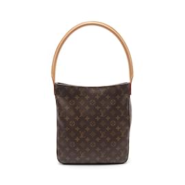 Louis Vuitton-Louis Vuitton Looping GM Monogram Shoulder Bag-Brown