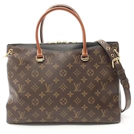 Louis Vuitton-Louis Vuitton Pallas Handbag-Brown,Black,Monogram