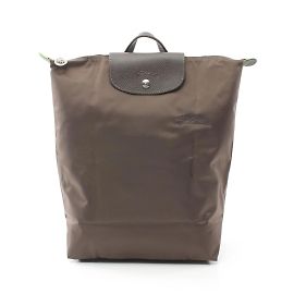 Longchamp Le Pliage Green M Rucksack Backpack Brown