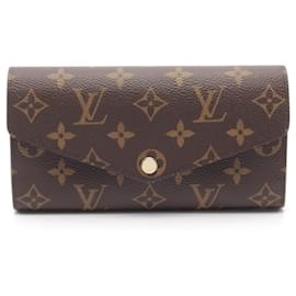 Louis Vuitton-Louis Vuitton Portefeuille Sarah Bi-fold Long Wallet-Brown