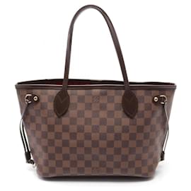 Louis Vuitton-Louis Vuitton Neverfull PM Tote Bag-Brown,Damier ebene
