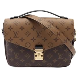Louis Vuitton-Louis Vuitton Metis MM Pochette Handbag-Brown,Black