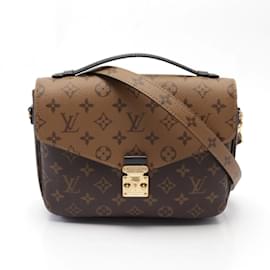 Louis Vuitton-Louis Vuitton Metis MM Pochette Handbag-Brown,Black