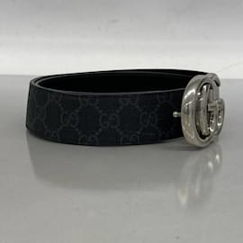 Gucci-Cinto masculino Gucci GG Marmont Supreme preto-Preto