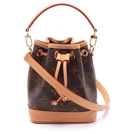 Louis Vuitton-Louis Vuitton Nano Noe Monogram Handbag-Brown,Monogram