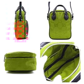 Gucci-Gucci Off The Grid Nylon Canvas Shoulder Bag-Orange