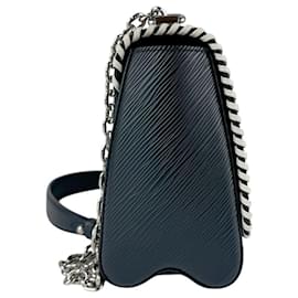 Louis Vuitton-Louis Vuitton Epi Twist MM Shoulder Bag-Black,White,Red