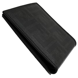 Fendi-Fendi Black Bi-Fold Wallet-Black
