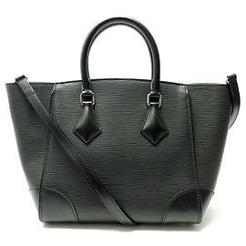 NEW LOUIS VUITTON PHENIX MM EPI LEATHER BLACK SHOULDER BAG Black