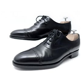 Autre Marque NOVE SCARPE EDWARD GREEN RICHELIEU BERKELEY 134601 7.5 41.5 PELLE Nero