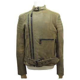 NEW BELSTAFF FARLEIGH MOTORCYCLE JACKET 71020167 M 50 LEATHER COAT Brown
