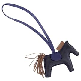Hermès-Hermes Rodeo PM Charm Black Blue Gold-Black
