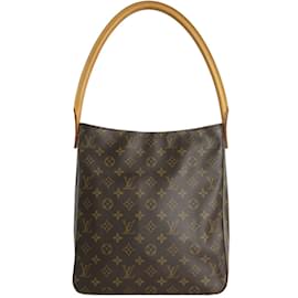 Louis Vuitton-Louis Vuitton Monogram Looping GM Shoulder Bag-Brown