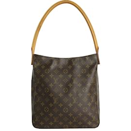 Louis Vuitton-Louis Vuitton Monogram Looping GM Shoulder Bag-Brown
