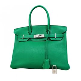 Hermès-Hermes Birkin Verso 30 Handbag-Dark green